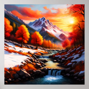 Fall becomes Winter Poster