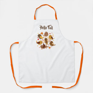 Fall Birds Apron