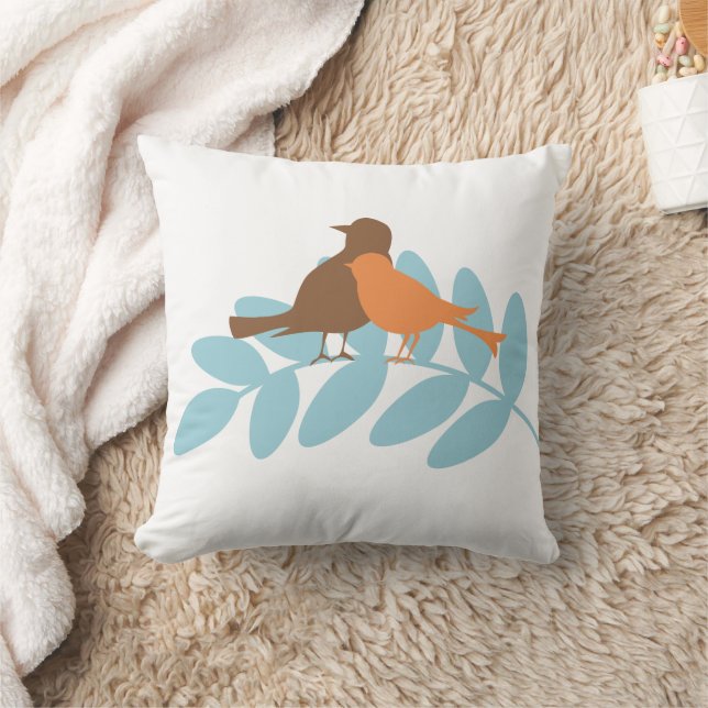 Fall Birds Cushion (Blanket)
