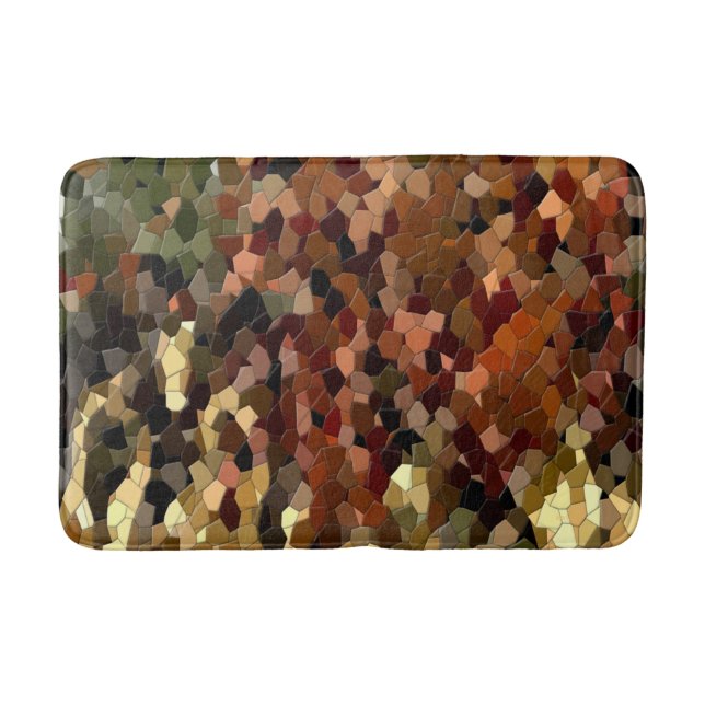 Fall blend.... bath mat (Front)