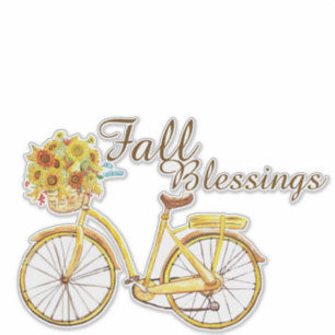 Fall blessings bicycle