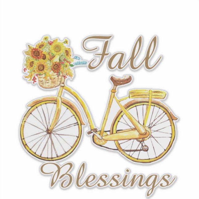 Fall blessings bicycle (Front)