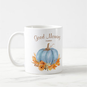 Fall Blue Pumpkin Coffee Mug
