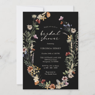 Fall Boho Bridal Shower Invitation