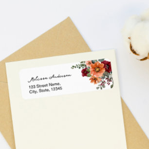 Fall Boho Floral Bridal Shower Return