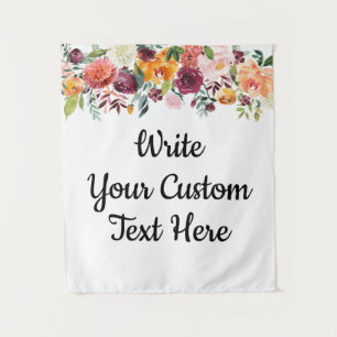 Fall Boho Shower Photo Booth Backdrop Prop Decor Tapestry