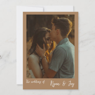 Fall/Boho Wedding Invitation