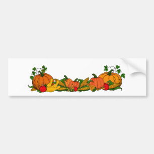 fall border bumper sticker