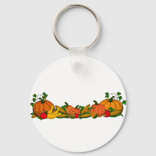 fall border key ring