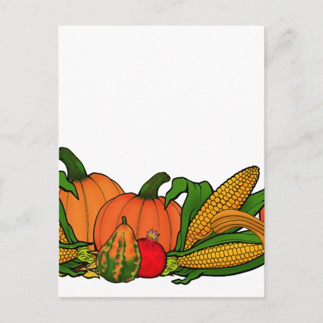 fall border postcard (Front)
