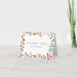 Fall Botanical Thank You Note