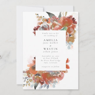 Fall Boughs Invitation