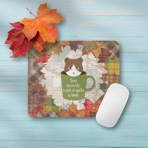 Fall Break Cat Mouse Mat