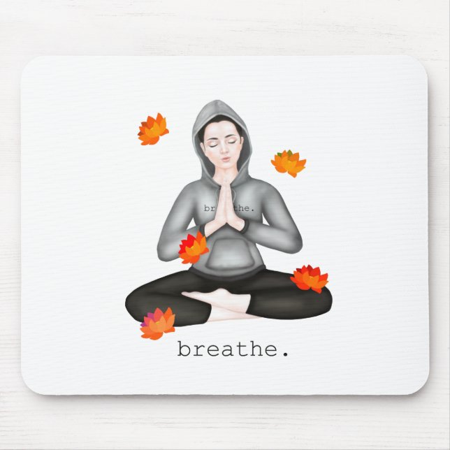 fall. breathe mouse mat (Front)
