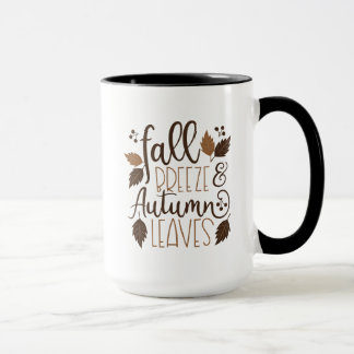 Fall Breeze Autumn Leaves Mug