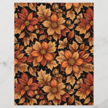 Fall Brown Floral