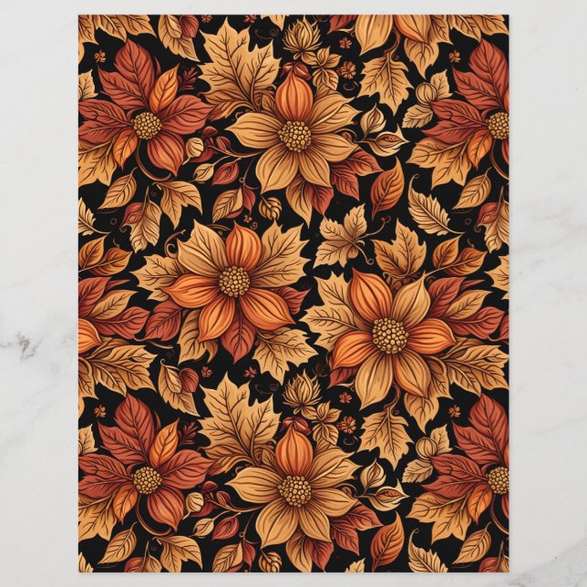 Fall Brown Floral (Front)