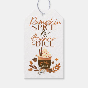 Fall Bunco Gift Tag - Pumpkin Spice Thank you Tag