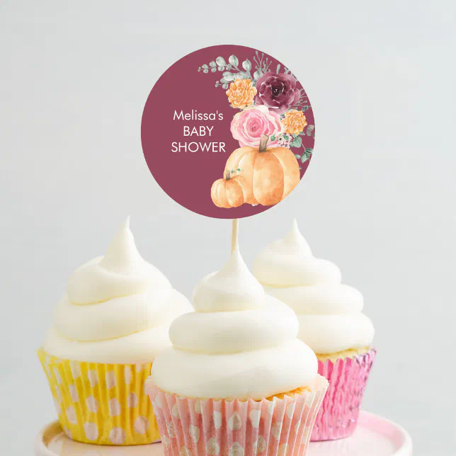 50 Cupcake Topper Sul Rosa: Per Stuzzicadenti Vestiti A Festa Per I Compleanno Della Vostra Piccola Principessa