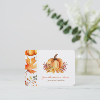 Fall Business Cards