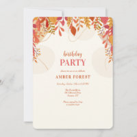Fall Canopy Invitation