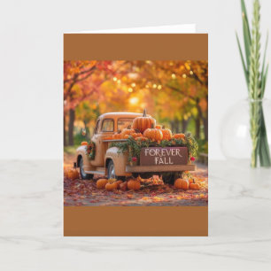Fall Card, Fall Season Card, Fall, seasonal card