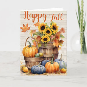 Fall Card, Fall Season Card, Fall, seasonal card, Holiday Card
