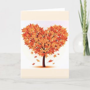 Fall Card, Fall Season Card, Fall, seasonal card,  Holiday Card