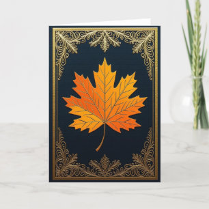 Fall Card, Happy Fall Card, Autumn Card,Halloween Holiday Card