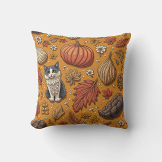 Fall Cat Cushion