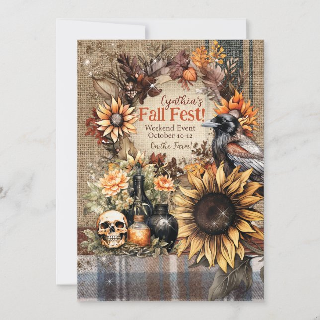 Fall Celebration Invitations (Front)