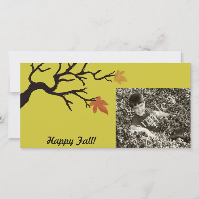 Fall Celebration Photo Card (Front)