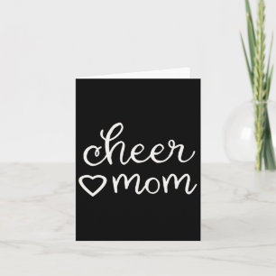 Fall Cheer Mom Cheerleading Cheerleader Mama Mothe Card