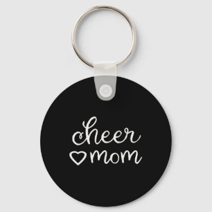 Fall Cheer Mom Cheerleading Cheerleader Mama Mothe Key Ring