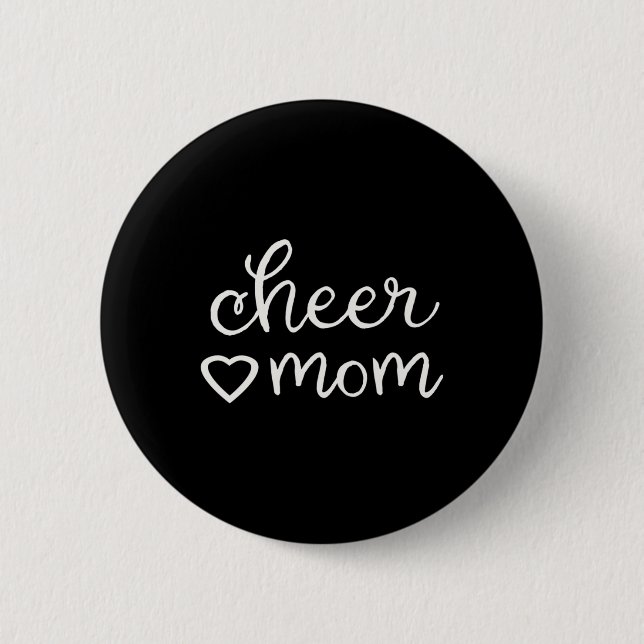 Fall Cheer Mum Cheerleading Cheerleader Mama Mothe 6 Cm Round Badge (Front)