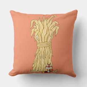 Fall Chipmunk And Haystack Cushion