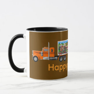 Fall/Christmas LRT Village on Big Rig Mug