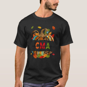 Fall CMA Nurse Pumpkin Certified Medical Assistant T-Shirt