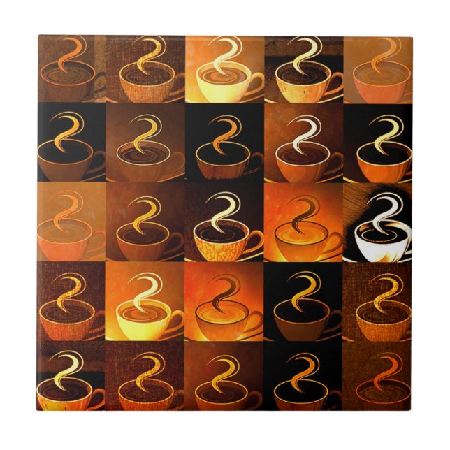 Fall coffee cups tile (Front)