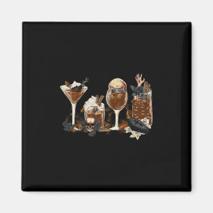 Fall Coffee Halloween Pumpkin Spice Autumn Season Magnet
