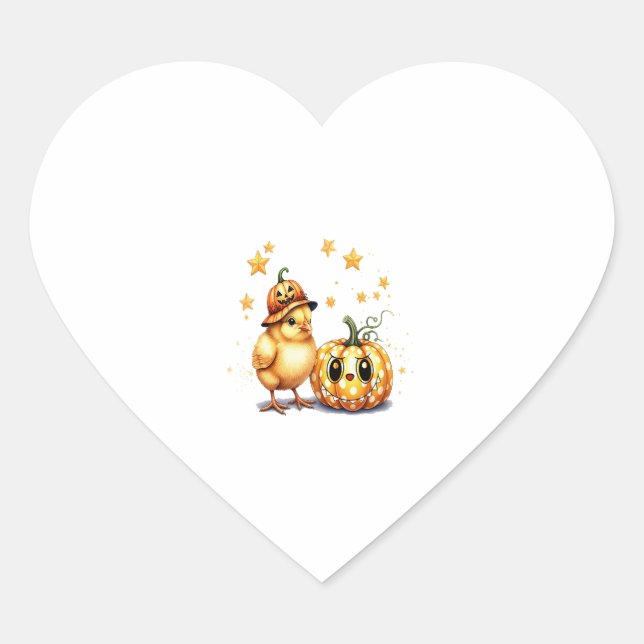Fall Coffee pumpkin Mug with cat Heart Sticker (Front)