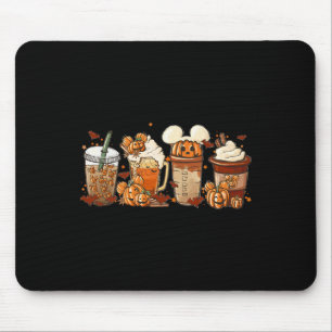 Fall Coffee Pumpkin Spice Latte Iced Warm Cozy Aut Mouse Mat