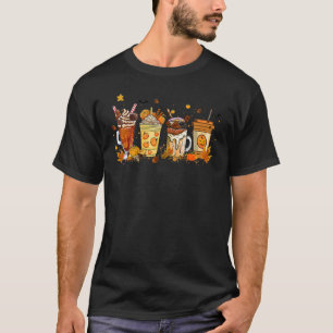 Fall Coffee Pumpkin Spice Latte Thanksgiving Coffe T-Shirt