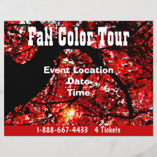 Fall Color Tour Halloween Event  Fall Event Flyer