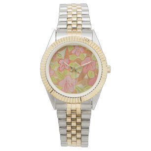 Fall Colored Flowers Watch