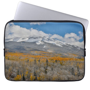 Fall Colors Aspens & Rocky Mountains, Colorado Laptop Sleeve