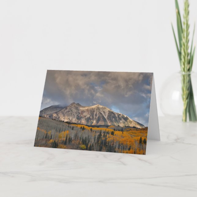 Fall Colors of Aspens, Keebler Pass Card (Front)