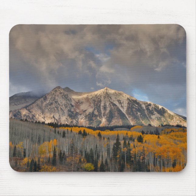 Fall Colors of Aspens, Keebler Pass Mouse Mat (Front)