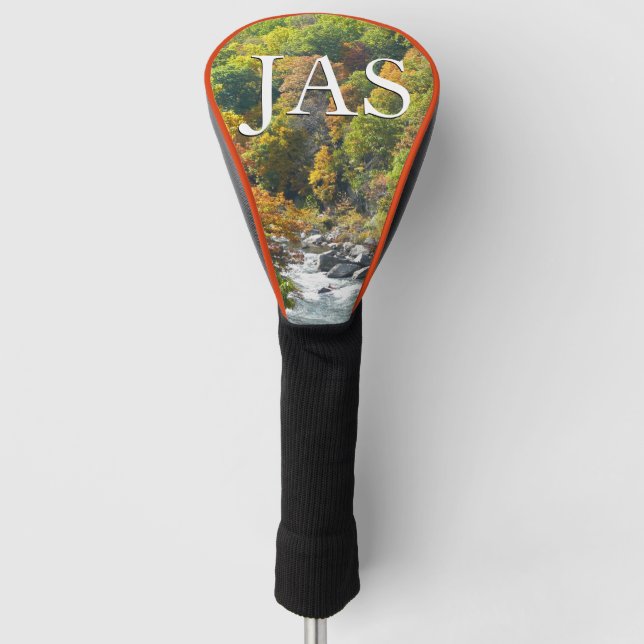 Fall Colour at Ohiopyle State Park Golf Head Cover (Front)