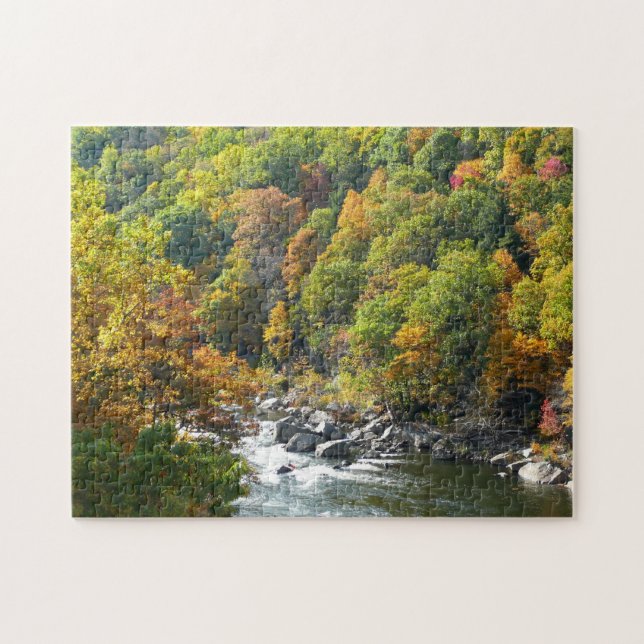 Fall Colour at Ohiopyle State Park Jigsaw Puzzle (Horizontal)